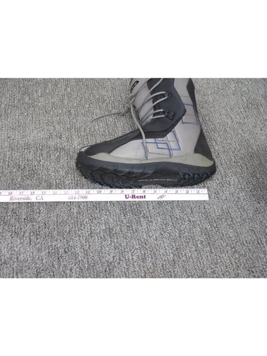 Salomon Solace Men\'s Snowboard Boots Size 9 Memory Fit Gray Black Laced main image 9